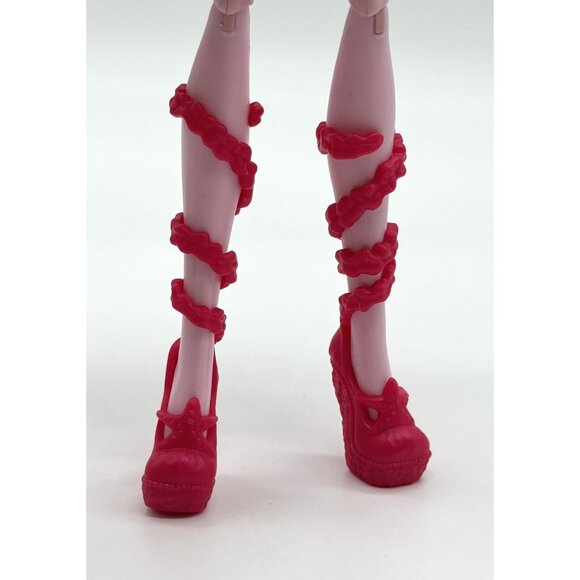 Monster High Doll Lagoona Blue Dance Class Pink Starfish Strappy Shoes - Picture 1 of 3